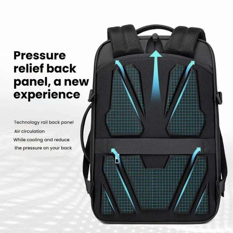 Wiersaam Men Anti-Theft Business Laptop Backpack 15.6 Inch Computer Bag With USB & Type-C Chargin...