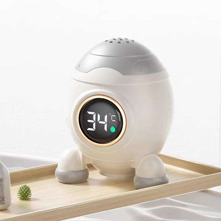 LED Screen IPX9 Waterproof Baby Bath Smart Electronic Thermometer(Rocket)