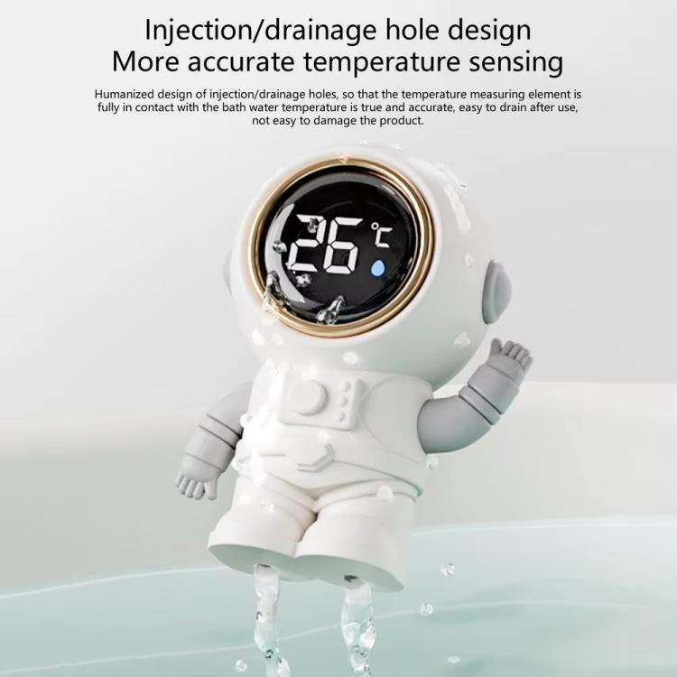 LED Screen IPX9 Waterproof Baby Bath Smart Electronic Thermometer(Rocket)