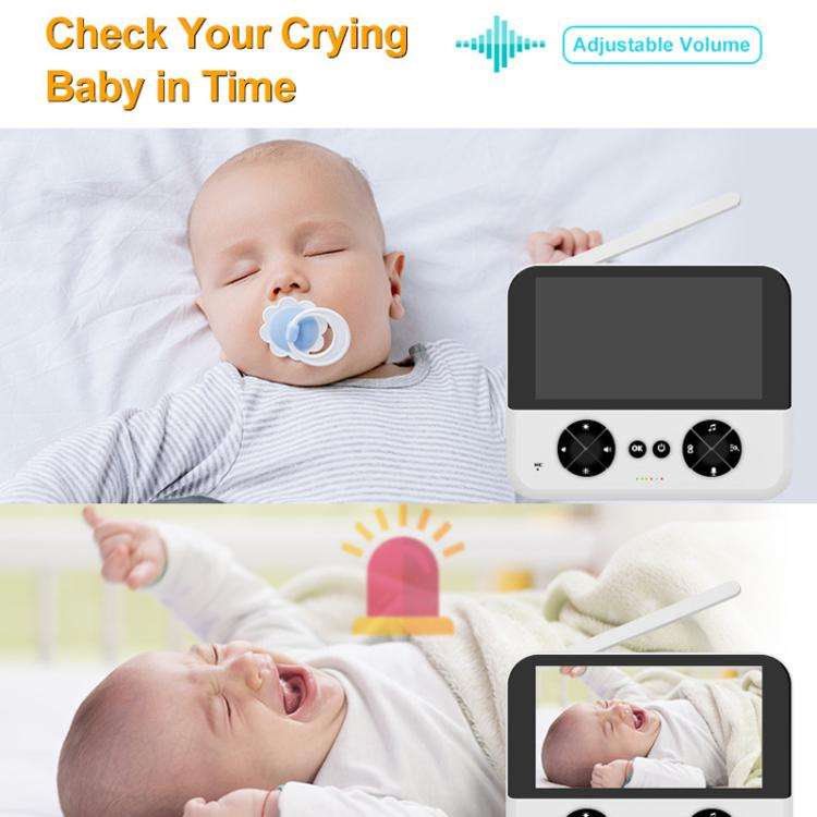 4.3 Inch IPS HD Display 720P Baby Monitor EU Plug
