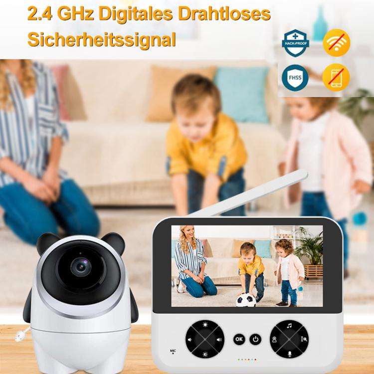 4.3 Inch IPS HD Display 720P Baby Monitor EU Plug
