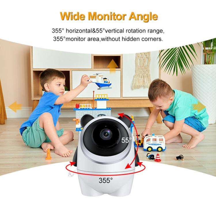 4.3 Inch IPS HD Display 720P Baby Monitor EU Plug