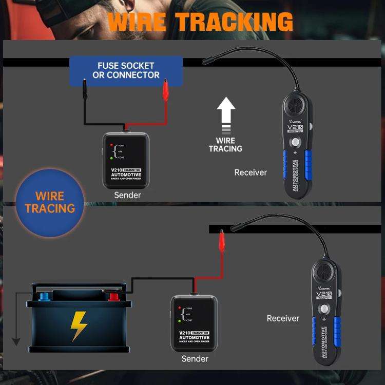 VDIAGTOOL 6-42V Automotive Circuit Tester(V210)