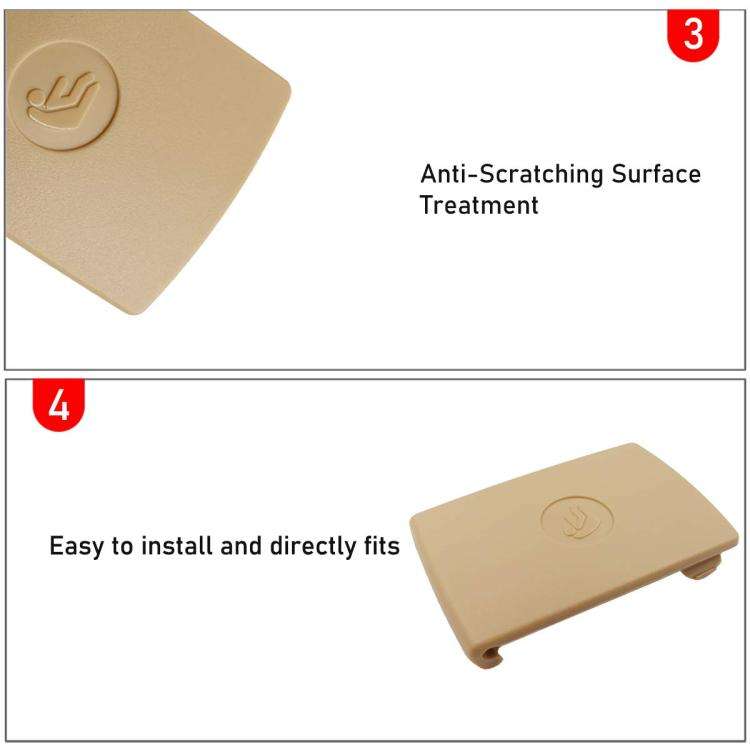 52207319686 For BMW F30 F31 3-Series Rear Child Seat Safety Anchor Cover(Beige)