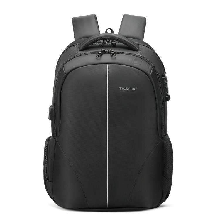 Tigernu Expandable Men Business Anti-Theft Laptop Backpack With USB Charging Port, Reflective Str...