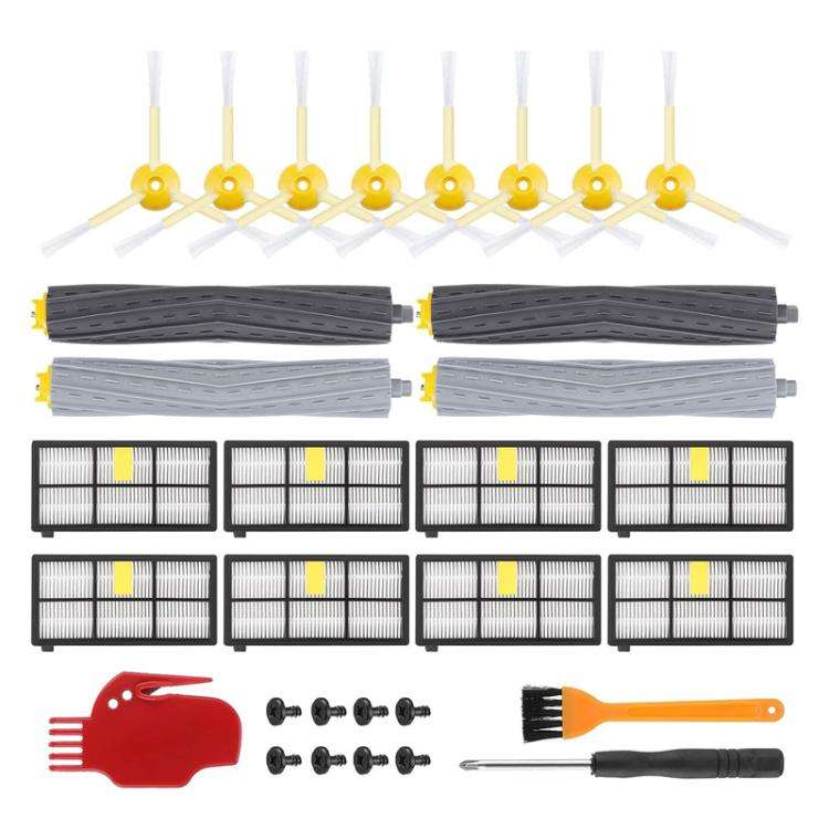 23pcs /Set For IRobot Roomba 800/900 Series Vacuum Cleaner Accessories Main Brush Filter Side Brush