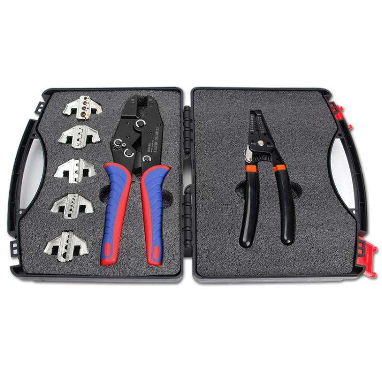 7pcs / Set Quick Change Nine Inch Crimping Pliers Toolbox Combo Set