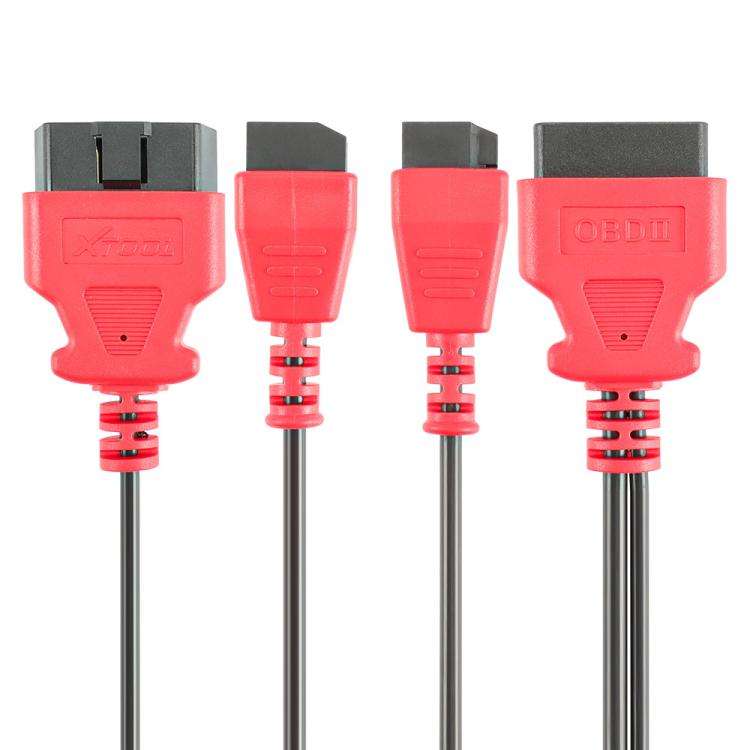 Xtool FCA 12+8 Connector Cable Adapter For Chry(Black Red)
