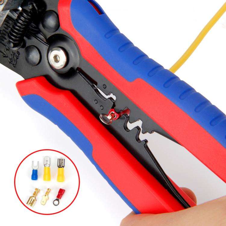 D2 Automatic Multifunctional Crimping And Stripping Pliers Portable Electrician Wire Tools(Orange...