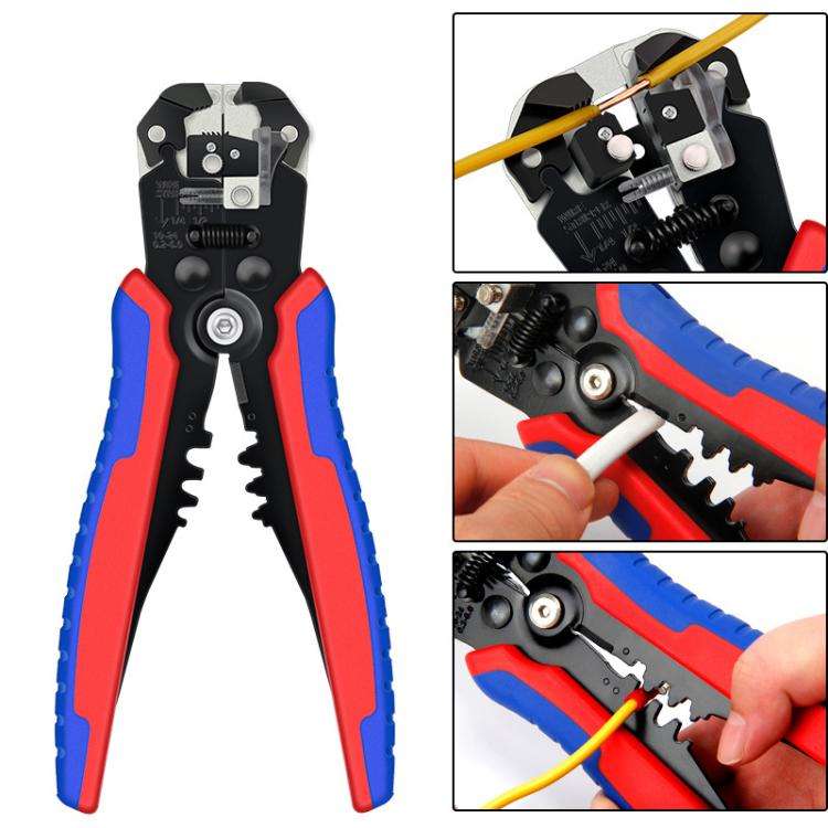 D2 Automatic Multifunctional Crimping And Stripping Pliers Portable Electrician Wire Tools(Orange...