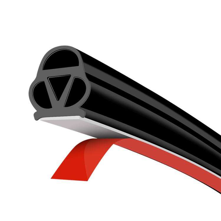 5m Truck Door Seam Large D Triangle Reinforced Waterproof Rubber Seal Strip