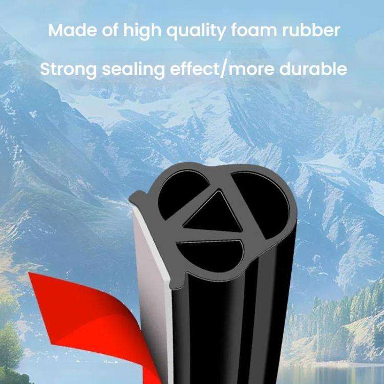 5m Truck Door Seam Large D Triangle Reinforced Waterproof Rubber Seal Strip