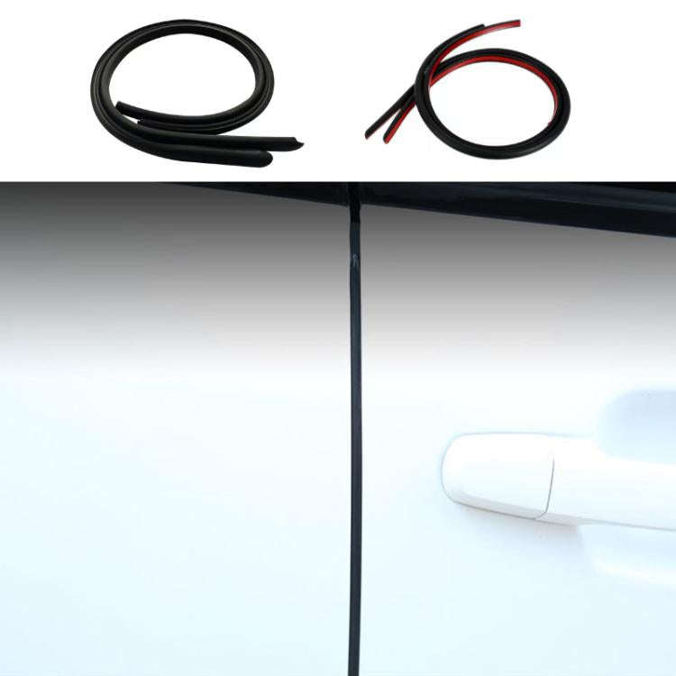 Car B-pillar Waterproof Anti-collision Sound Insulation Sealing Strip, Length: 1.6m Car Card Slot...