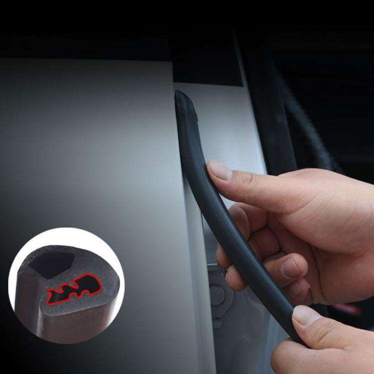 Car B-pillar Waterproof Anti-collision Sound Insulation Sealing Strip, Length: 1.6m Car Adhesive ...