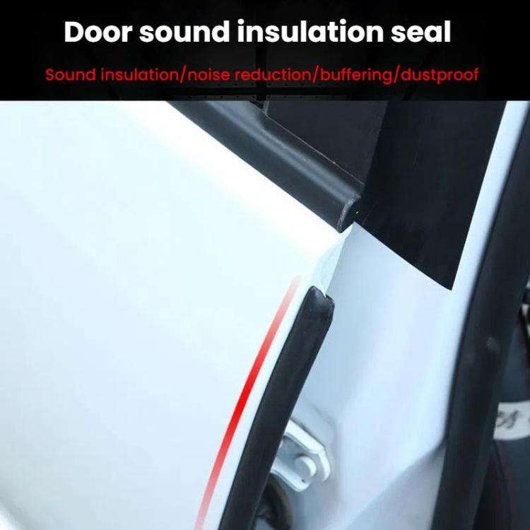 Car B-pillar Waterproof Anti-collision Sound Insulation Sealing Strip, Length: 1.6m Car Card Slot...