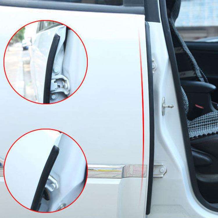 Car B-pillar Waterproof Anti-collision Sound Insulation Sealing Strip, Length: 1.6m Car Card Slot...