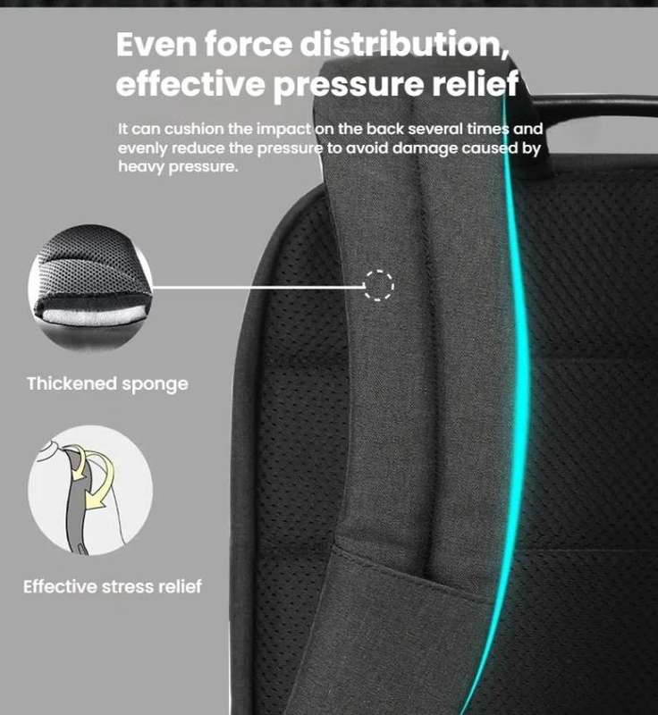 Tigernu  15.6-inch Standard Men Anti-Theft Laptop Backpack with USB Charging Port, Headphone Hole...