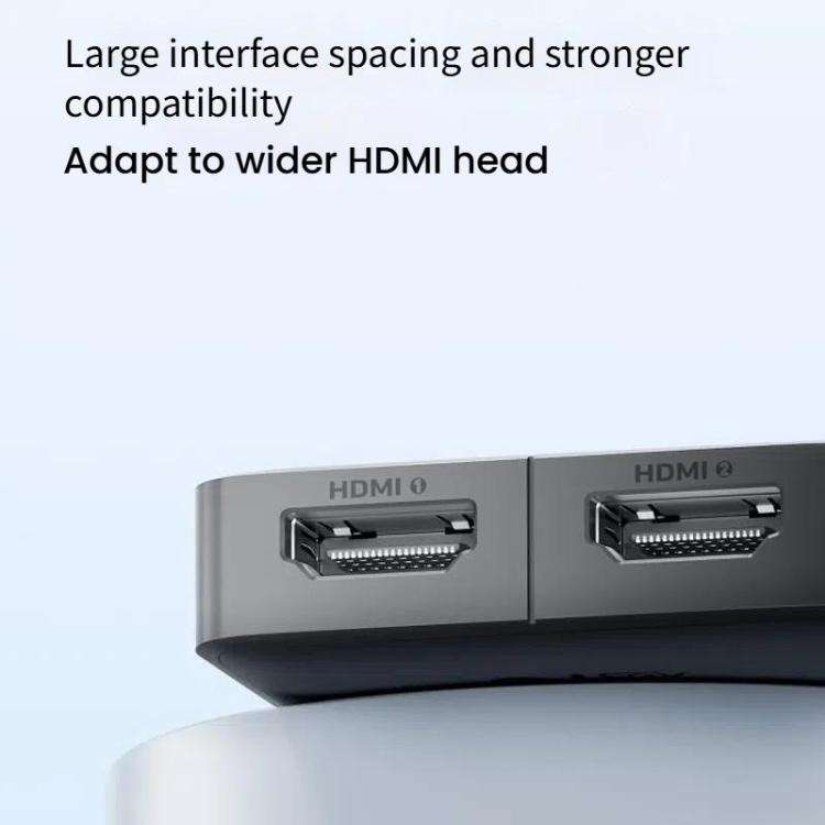 ANKER A83H1 4K 2 Into 1 Out Docking Station HDMI Converter(Black)