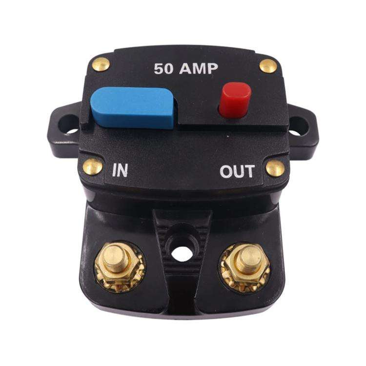 50A Car Audio Recovery Fuse Switch Current Short Circuit Overload Protection Circuit Breaker