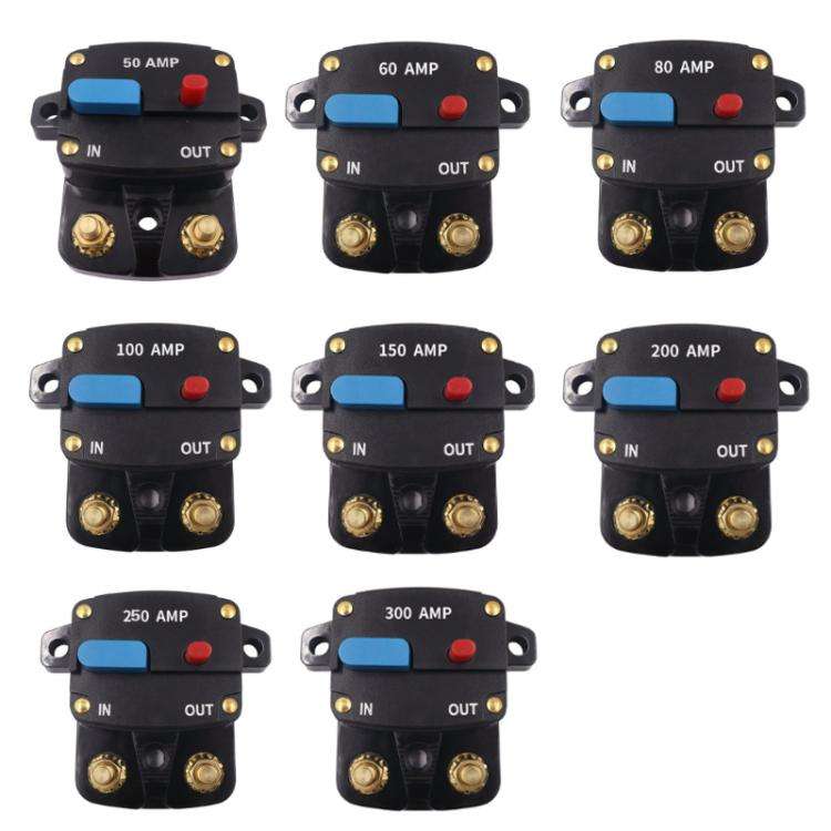200A Car Audio Recovery Fuse Switch Current Short Circuit Overload Protection Circuit Breaker
