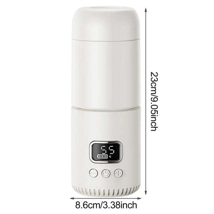 18000mAh Portable Wireless Baby Bottle Warmer 400ml Adjustable Temperature Travel Thermos, Type-C...