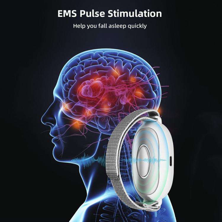HY61 EMS Pulse Smart Handheld Sleep Meter Sleep Aid Instrument(White)