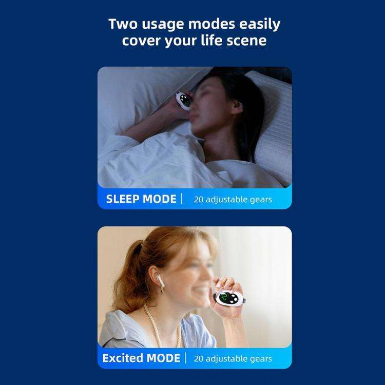 HY61 EMS Pulse Smart Handheld Sleep Meter Sleep Aid Instrument(White)