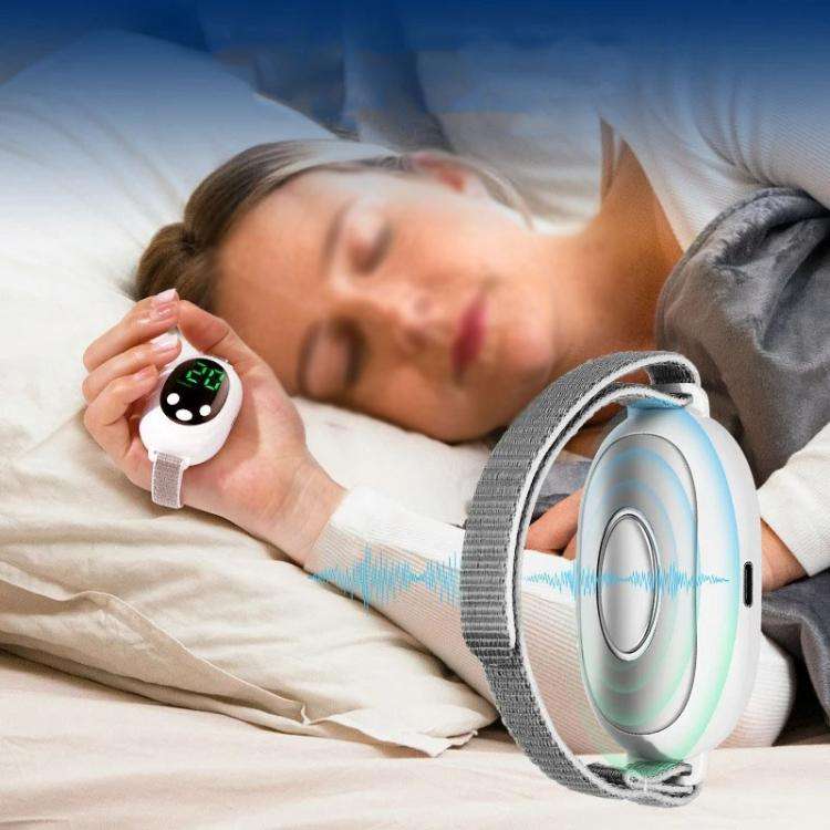 HY61 EMS Pulse Smart Handheld Sleep Meter Sleep Aid Instrument(White)