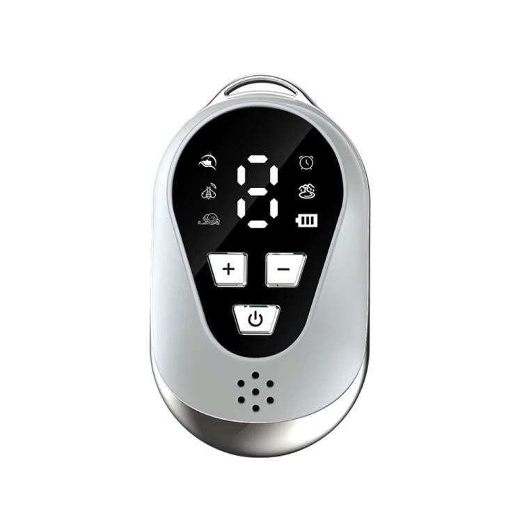 SM-1028 LCD Display CES Low-frequency Pulse Smart Handheld Music Sleep Instrument(White)