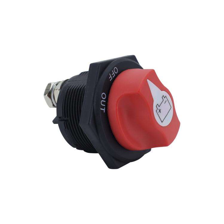 200A DC Brass Conductive RV Yacht Leak-proof Battery Switch(White With OUT Style 1 Removable)