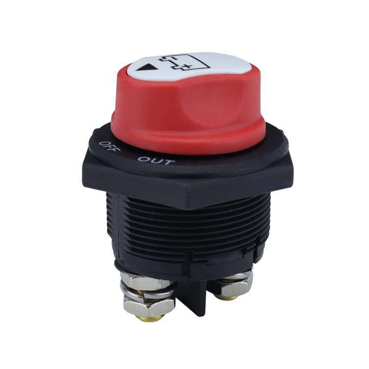 200A DC Brass Conductive RV Yacht Leak-proof Battery Switch(White With OUT Style 2 Removable)