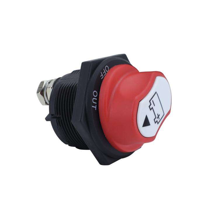 200A DC Brass Conductive RV Yacht Leak-proof Battery Switch(White With OUT Style 2 Removable)