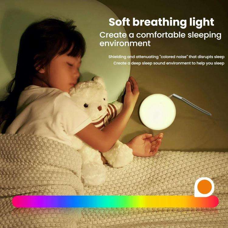HE-B003 Portable Soothing Baby White Noise Night Light Sleep Instrument(English Packaging)