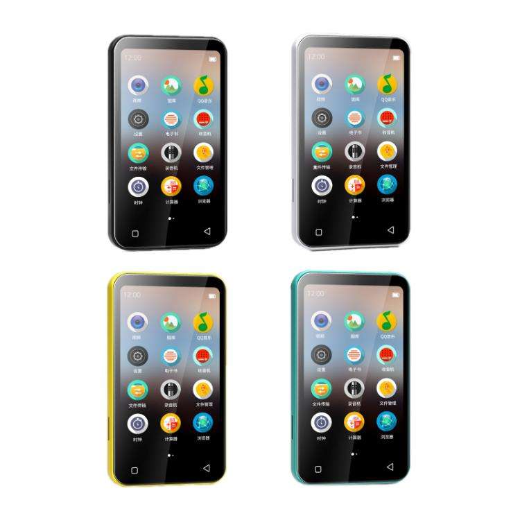 WiFi+Bluetooth-Compatible Color Screen MP4 Movie E-Book Player, Memory: 64G Standard(Black)