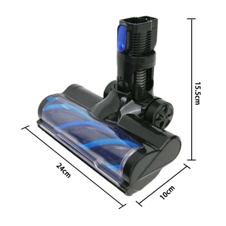 For INSE Vacuum Cleaner Head Brush Soft Roller Suction Head Accessories(Black)