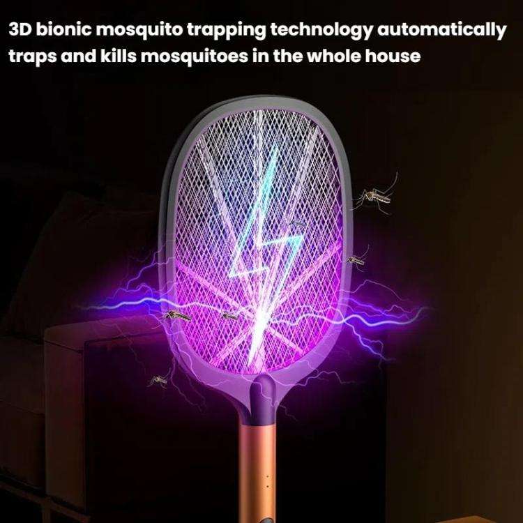 Rechargeable Protection Mosquito Swat 2 In 1 Mosquito Killer Light(Orange)