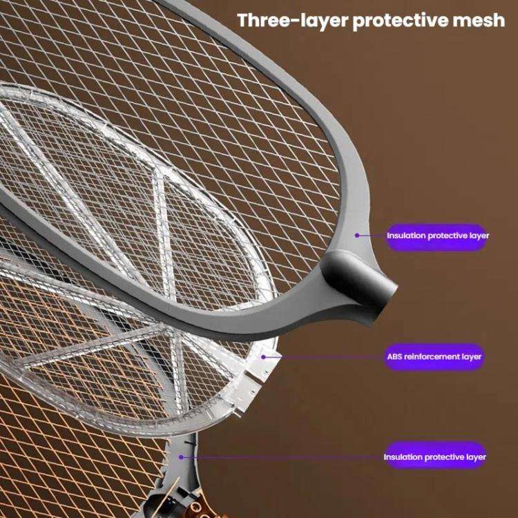 Rechargeable Protection Mosquito Swat 2 In 1 Mosquito Killer Light(Orange)