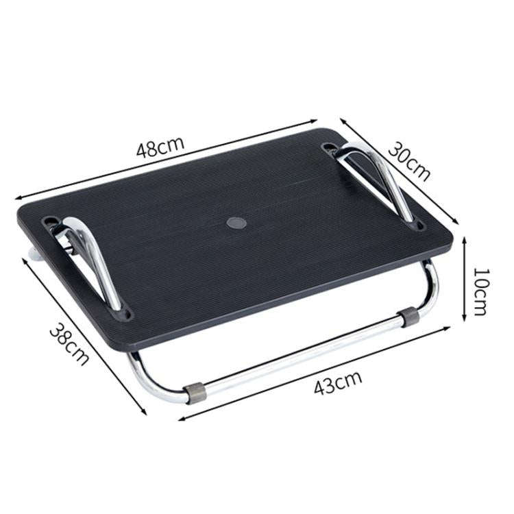 Adjustable Under Desk Foot Rest  for Office Ergonomics, Anti-Cross Leg Design Foot Stool(Black)