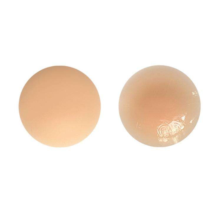 Ultra-thin Invisible Anti-bump Silicone Breast Stickers, Size: 8cm(Rusty skin)