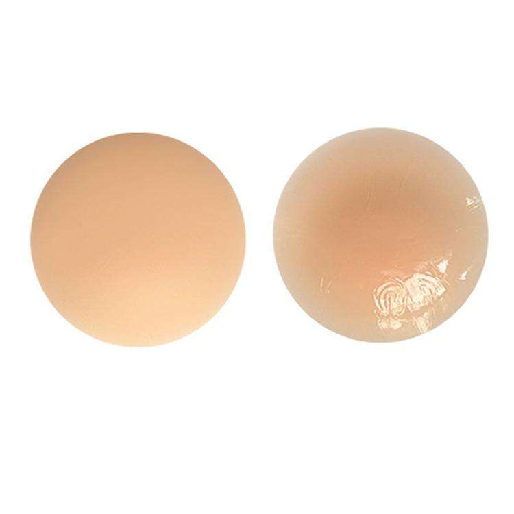 Ultra-thin Invisible Anti-bump Silicone Breast Stickers, Size: 10cm(Rusty skin)