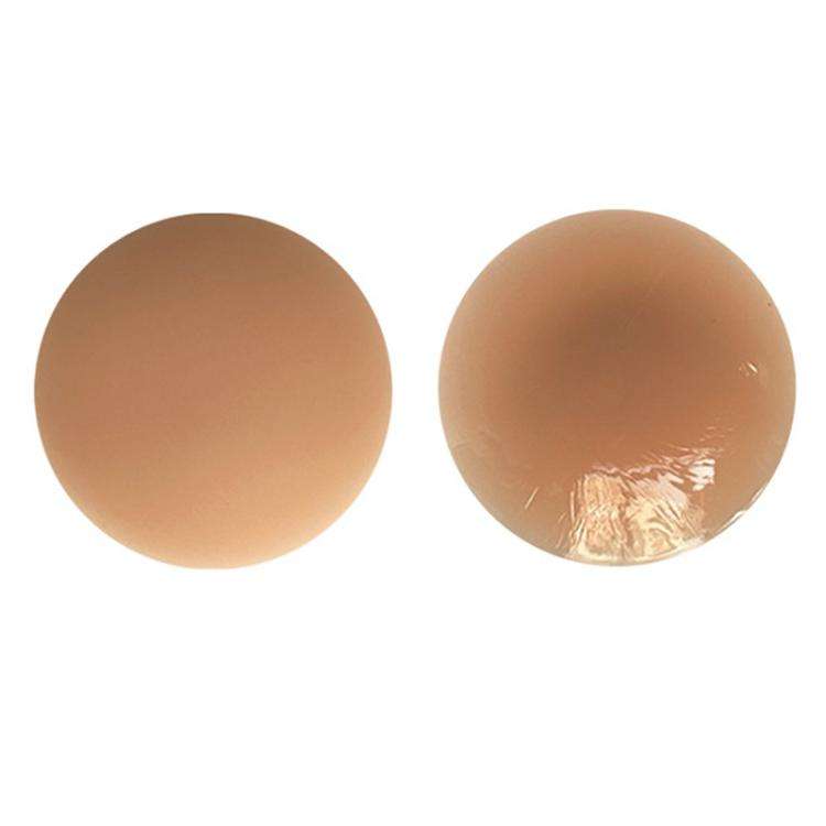 Ultra-thin Invisible Anti-bump Silicone Breast Stickers, Size: 10cm(Wheat skin)