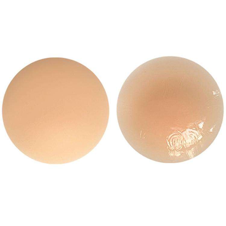 Ultra-thin Invisible Anti-bump Silicone Breast Stickers, Size: 13cm(Rusty skin)