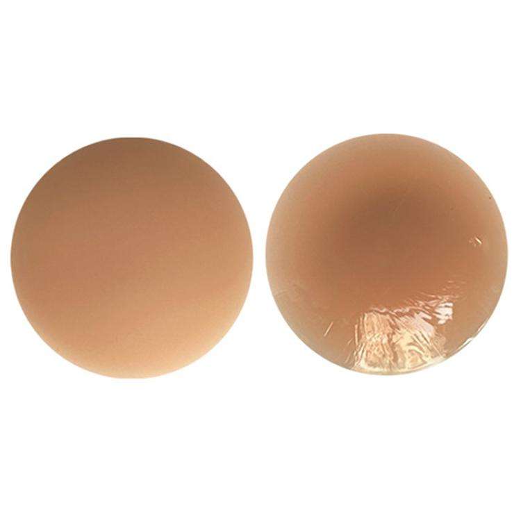 Ultra-thin Invisible Anti-bump Silicone Breast Stickers, Size: 13cm(Wheat skin)