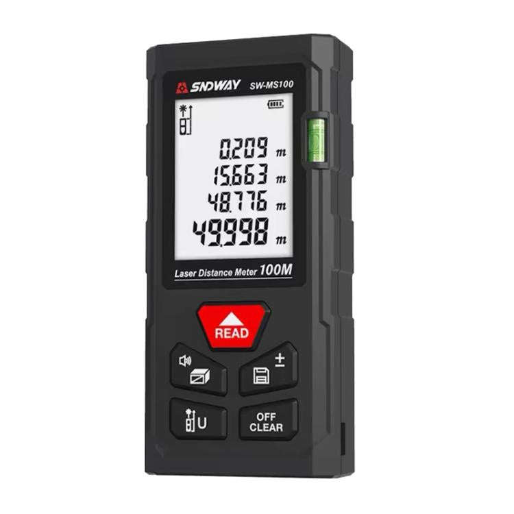 SNDWAY SW-MS100 100M Laser Distance Measuring Instrument High Precision Laser Ruler