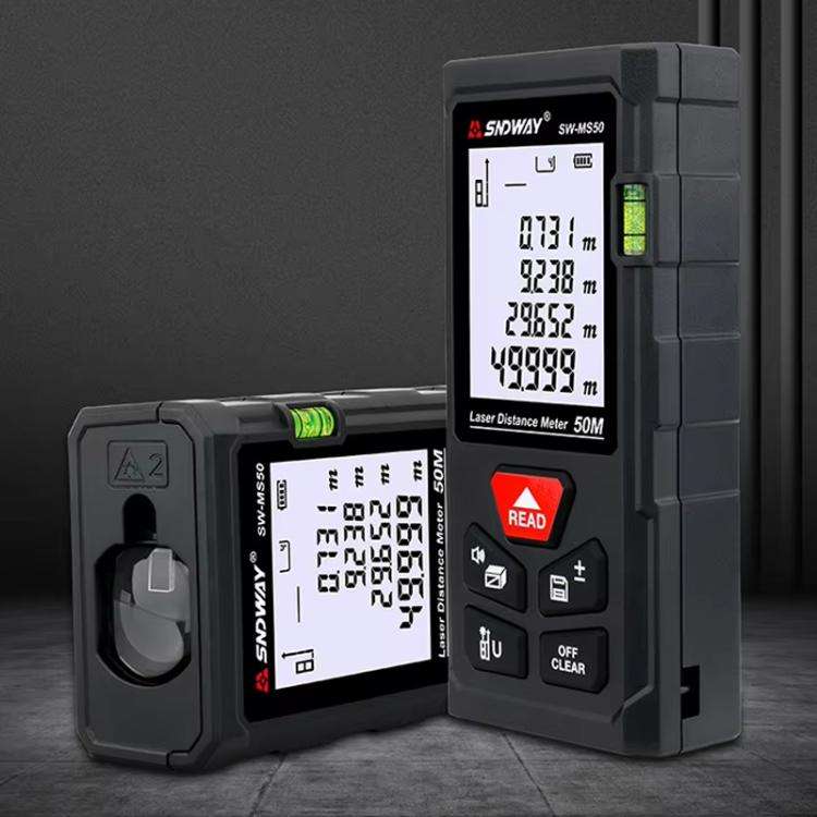 SNDWAY SW-MS50 50M Laser Distance Measuring Instrument High Precision Laser Ruler