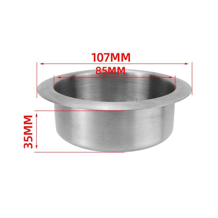 Car Yacht Stainless Steel Modified Cup Holder, Size: A Type 201 Straight Edge 35MM