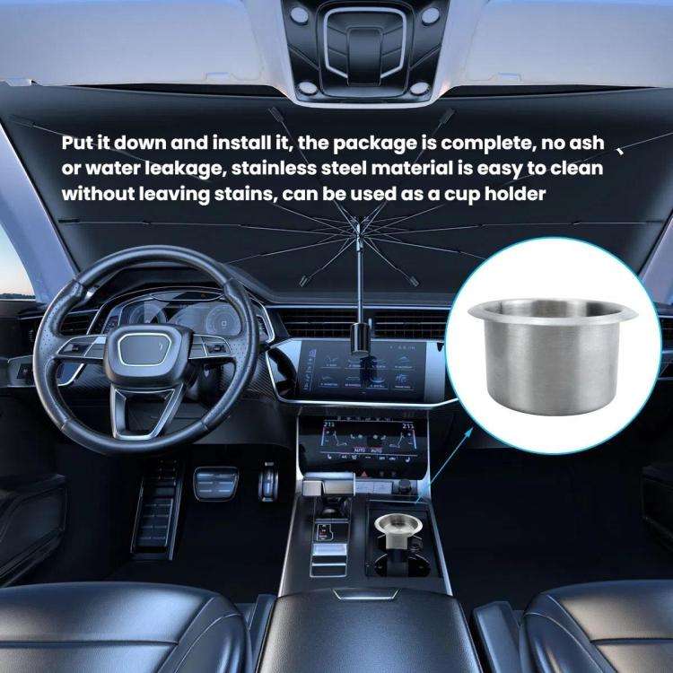 Car Yacht Stainless Steel Modified Cup Holder, Size: B Type 201 Curled Edge 35MM