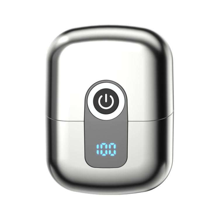 Portable Mini Dual Head Electric Shaver for Men - LCD Display, Floating Blades, Waterproof, USB-C...