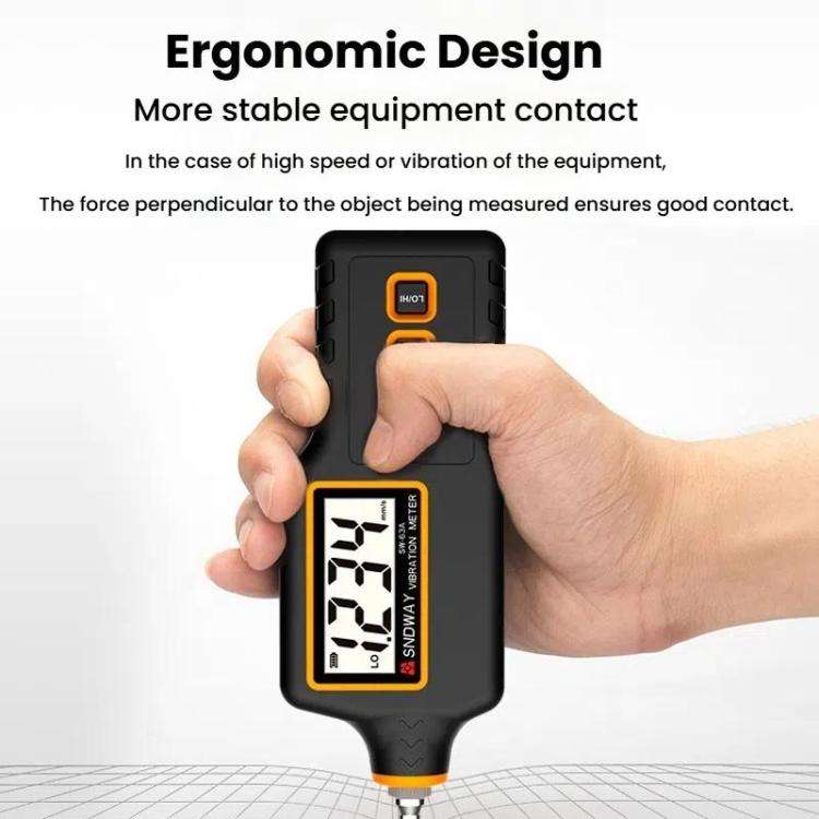 SNDWAY SW-63A Digital Vibrometer Motor Fault Detector Mechanical Vibration Measurement