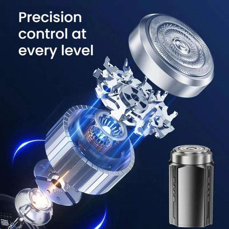 Portable Electric Shaver for Men with LCD Display  Travel-Friendly Mini Shaver, USB Type-C Fas...